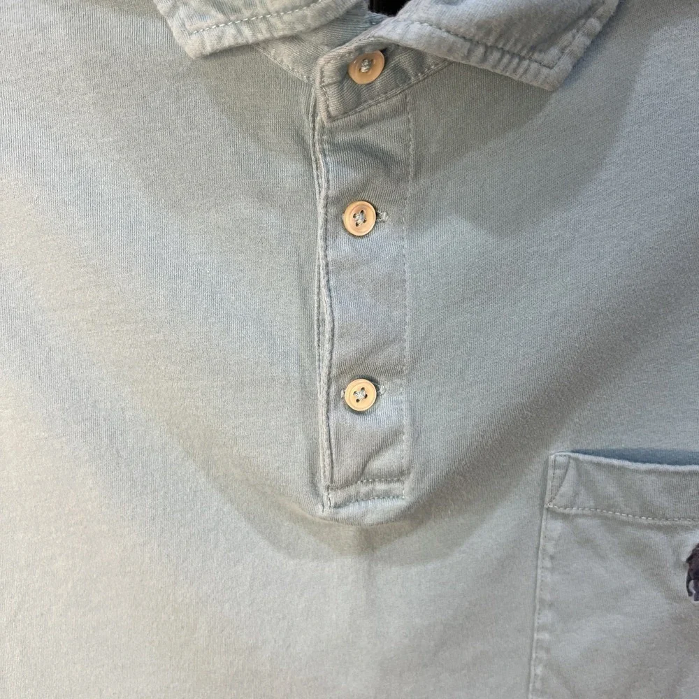 Ralph Lauren Polo Adult XL Short Sleeve Shirt Classic Fit Blue Mens‎
